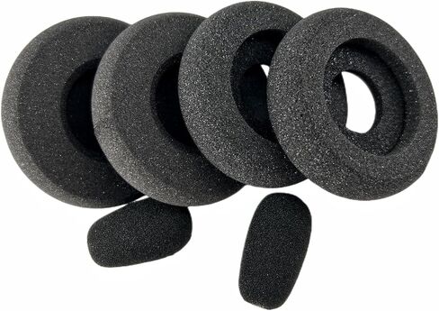 Sumugaric Foam Ear Pads Replacement Cover Cushions Compatible with Plantronics HW251N HW261N HW510 HW520 Blackwire C225 C310 C320 3210 3220 3310 3320 3315 3325 Headset. in Saudi Arabia