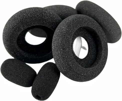 Sumugaric Foam Ear Pads Replacement Cover Cushions Compatible with Plantronics HW251N HW261N HW510 HW520 Blackwire C225 C310 C320 3210 3220 3310 3320 3315 3325 Headset. in Saudi Arabia