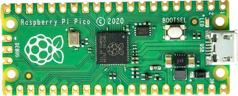DIGISHUO 2 قطعة Raspberry Pi Pico W (WiFi) لوحة تحكم لاسلكية مع واجهات رقمية مرنة | بناء على شريحة RP2040 | معالج ARM Cortex M0+ ثنائي النواة بسرعة 133 ميجاهرتز | دعم C/C++/بايثون in Kuwait