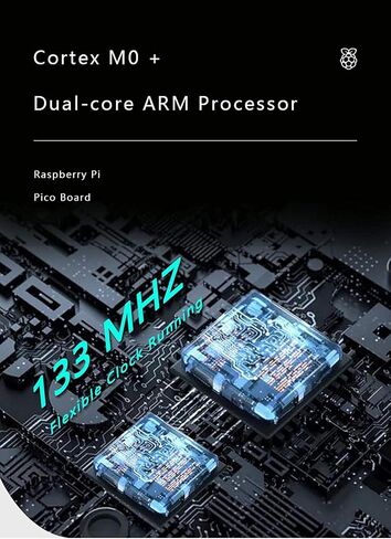 DIGISHUO 2 قطعة Raspberry Pi Pico W (WiFi) لوحة تحكم لاسلكية مع واجهات رقمية مرنة | بناء على شريحة RP2040 | معالج ARM Cortex M0+ ثنائي النواة بسرعة 133 ميجاهرتز | دعم C/C++/بايثون in Kuwait