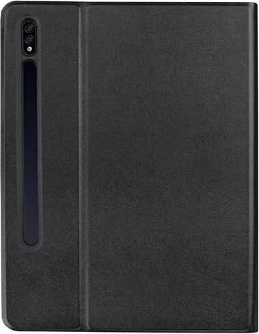 حافظة لوحة مفاتيح لجهاز Samsung Galaxy Tab S8/ Tab S7 11 بوصة (موديل SM-X700/X706/T870/T875)، لوحة مفاتيح لاسلكية قابلة للفصل، غطاء حامل نحيف خفيف الوزن مع حامل قلم in Kuwait