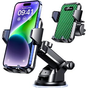 VANMASS 【60+LBS Strongest Suction & Military-Grade 2023 Ultimate Car Phone Mount 【Patent & Safety Certs】 Cell Phone Holder Truck Stand for Dashboard Windshield Vent for iPhone 15 Pro Max 14 Samsung in Kuwait