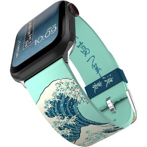 MobyFox Art Series Smartwatch Band Collection - Inspired by the Artist, Compatible with Every Size & Series of Apple Watch (watch not included) - Hokusai The Great Wave in Kuwait