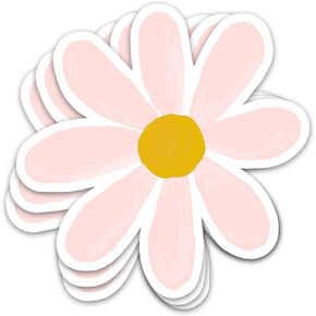 ZURRAM 3PCS Flower 3" Sticker, Vinyl Waterproof Daisy Sticker Decal 3 Inches for Laptop Water Bottle Hydro Flask in Kuwait