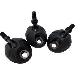 Universal Rubber Tripod Feet, Set of 3 Anti-Slip 3/8" Rubber Foot Spike Compatible with Benro Manfrotto 3/8"-16 Thread Tripod Monopod on Level Ground in Kuwait