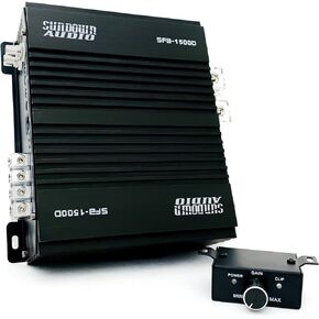 مضخم صوت للسيارة Sundown Audio SFB-1500D بقدرة 1500 وات أحادي الفئة D مع تعزيز جهير 1 أوم in Kuwait