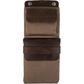 Hide & Drink, Vintage Sleeve Compatible with Magic Keyboard and Trackpad Handmade from Waxed Canvas and Full Grain Leather - Fatigue in Saudi Arabia