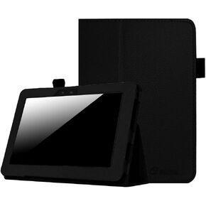 Fintie Folio Case for Kindle Fire HD 7" (2012 Old Model) - Slim Fit Leather Cover with Auto Sleep/Wake Feature (Will only fit Amazon Kindle Fire HD 7, Previous Generation - 2nd), Black in Kuwait