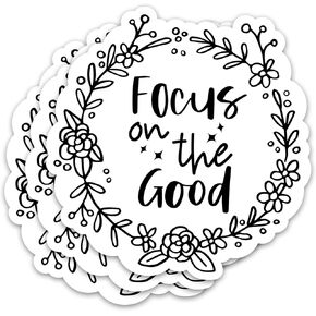 ZURRAM 3PCS Be Kind Motivational Quotes 3" Sticker, Vinyl Waterproof Inspirational Sticker, Because Nice Matters Encouraging Sticker for Laptop Water Bottle Notebook 3 Inches in Kuwait