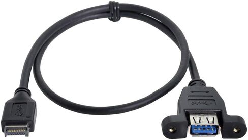 chenyang USB 3.0 19/20Pin to USB 3.1 Type-E Front Panel Header Motherboard Extension Cable Adapter 20cm in Kuwait