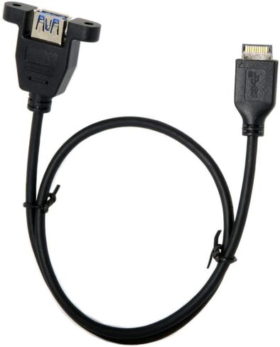 chenyang USB 3.0 19/20Pin to USB 3.1 Type-E Front Panel Header Motherboard Extension Cable Adapter 20cm in Kuwait