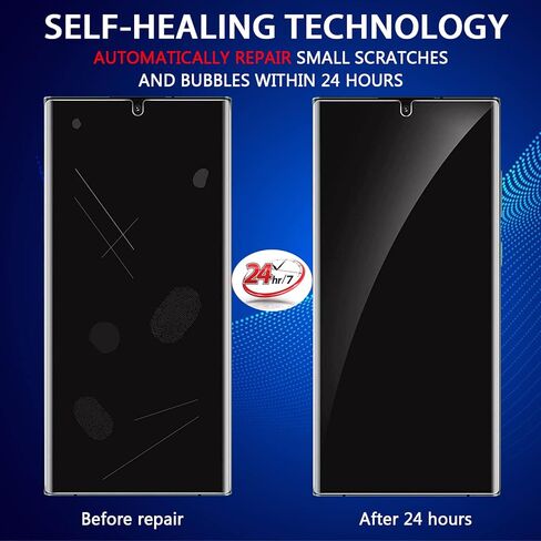 Nbiefuny [3 عبوات] واقي شاشة Samsung Galaxy S22 Ultra، واقي شاشة مرن 6.8 بوصة [ليس زجاجًا] [يدعم بصمة الإصبع] [تغطية كاملة] in Kuwait
