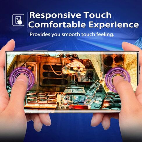 Nbiefuny [3 عبوات] واقي شاشة Samsung Galaxy S22 Ultra، واقي شاشة مرن 6.8 بوصة [ليس زجاجًا] [يدعم بصمة الإصبع] [تغطية كاملة] in Kuwait