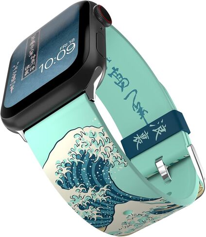 MobyFox Art Series Smartwatch Band Collection - Inspired by the Artist, Compatible with Every Size & Series of Apple Watch (watch not included) - Hokusai The Great Wave in Kuwait