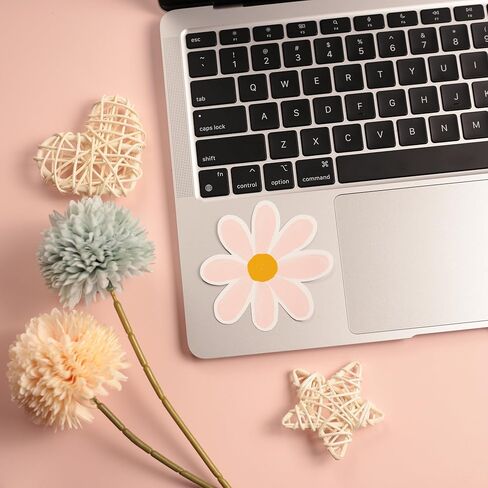 ZURRAM 3PCS Flower 3" Sticker, Vinyl Waterproof Daisy Sticker Decal 3 Inches for Laptop Water Bottle Hydro Flask in Kuwait