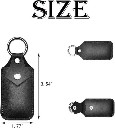 ZX-ZHUOXI 4 قطع حافظة تخزين USB جلدية، غطاء حماية USB مع سلسلة مفاتيح، حافظة محرك فلاش USB لمحرك فلاش USB، علقها على حقيبة الظهر، حقيبة، حقيبة، مفتاح، حقيبة مدرسية in Kuwait