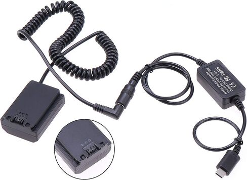 Fotga Power Bank USB Type-C كابل محول الطاقة + بطارية الدمية NP-FZ100 لسوني ZV-E1 FX3 FX30 ILME-FX30B A7RV A7RM5 A1 A7C A7III A7RIII A7SIII A7RIV A7IV A9 A9II A6600 A6700 DSLR كاميرا بدون مرآة in Saudi Arabia