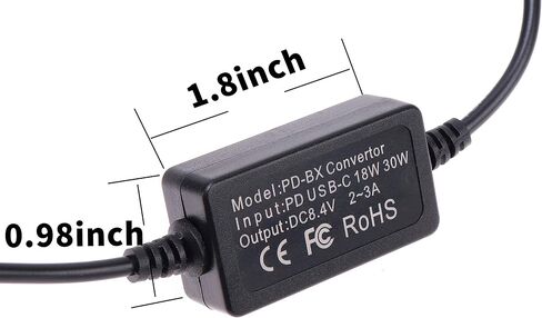 Fotga Power Bank USB Type-C كابل محول الطاقة + بطارية الدمية NP-FZ100 لسوني ZV-E1 FX3 FX30 ILME-FX30B A7RV A7RM5 A1 A7C A7III A7RIII A7SIII A7RIV A7IV A9 A9II A6600 A6700 DSLR كاميرا بدون مرآة in Saudi Arabia