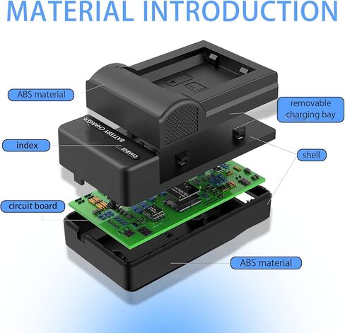 مجموعة شاحن بطارية KWTOUL NP-FW50 متوافقة مع كاميرا Sony Alpha A6500 A6400 A6300 A6000 A7، A7II، A7R، A7RII، A7S، A7SII، A7S2 NEX-3/5/7 Series in Kuwait