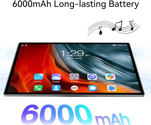 Echoamo Tablet 10 inch Android Tablets, Android 13 Tablet Octa-Core Processor 256GB Storage Tablet Computer, 8GB RAM, 24MP Camera, Long Battery Life 8000mAh (Green) in Kuwait