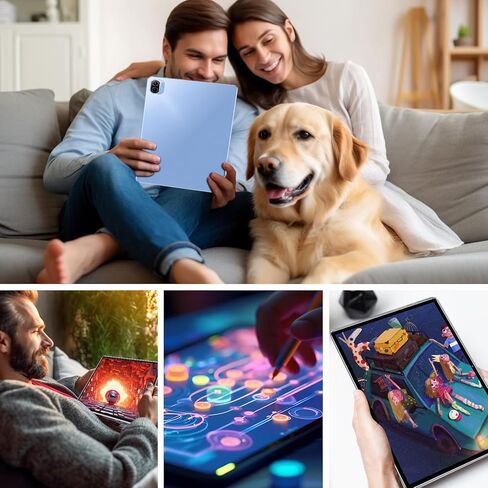 Echoamo Tablet 10 inch Android Tablets, Android 13 Tablet Octa-Core Processor 256GB Storage Tablet Computer, 8GB RAM, 24MP Camera, Long Battery Life 8000mAh (Green) in Kuwait