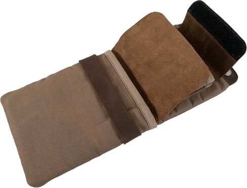 Hide & Drink, Vintage Sleeve Compatible with Magic Keyboard and Trackpad Handmade from Waxed Canvas and Full Grain Leather - Fatigue in Saudi Arabia