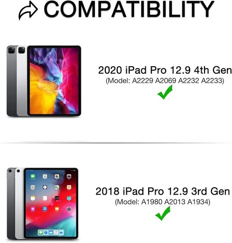 حافظة لوحة مفاتيح doqo لجهاز iPad Pro 2020 الجيل الرابع/2018-3rd Gen، لوحة مفاتيح بلوتوث بإضاءة خلفية 7 ألوان، حافظة لوحة مفاتيح بلوتوث قابلة للفصل (بلاستيك، ذهبي وردي) in Kuwait