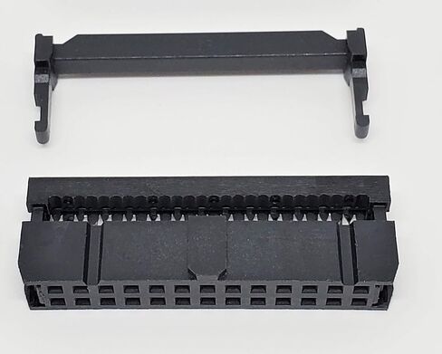 اكسسوارات الكمبيوتر - موصلات Pro 30 حزمة 2X13 26P 2.54 مم مقابس IDC ذات الصفوف المزدوجة لكابل الشريط المسطح، 26 دبوس موصل أنثى FC in Saudi Arabia