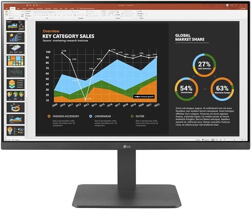 شاشات LG 27BR750C-C Full HD IPS مع كاميرا ويب مدمجة عالية الدقة - ضمان لمدة 3 سنوات in Saudi Arabia