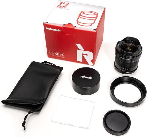 عدسة يدوية بزاوية عريضة للغاية مقاس 14 مم F2.8 II من Pergear، متوافقة مع كاميرات Canon ذات الإطار الكامل EOS-R بدون مرآة EOS R RP R5 R6 R7 in Kuwait