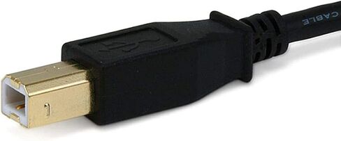 مونو برايس كيبل USB نوع ايه الى USB نوع بي 2.0 - 1.5 قدم - اسود (عبوة من 3 قطع) 28/24AWG، موصلات مطلية بالذهب، للطابعات والماسحات الضوئية والأجهزة الطرفية الاخرى in Saudi Arabia