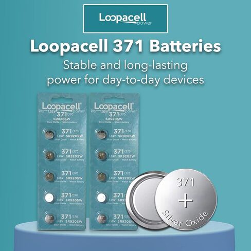 LOOPACELL 371/370 Silver Oxide Watch Battery (5 per Pack) in Kuwait