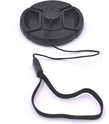 2 عبوة من غطاء عدسة 58 مم مع حارس للعدسات لكاميرا نيكون وكانون وسوني وغيرها من كاميرات DSLR (قرصة مركزية) in Kuwait