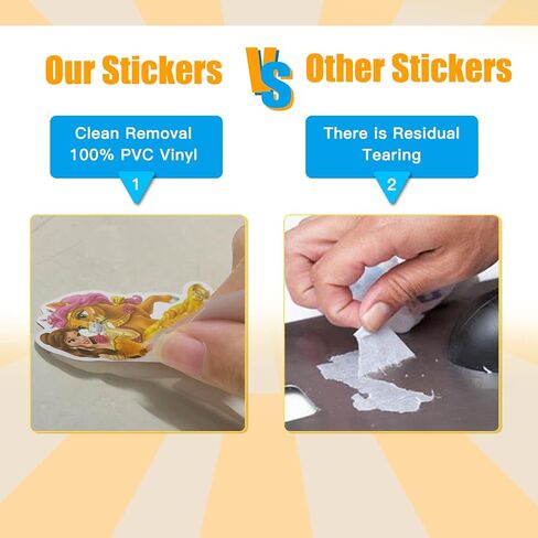 Axlksia 100Pcs Beauty and the Beast Stickers, Cute Stickers for Water Bottles, Laptop, Kindle, Computer, Cars, Reusable Vinyl Stickers and Decals for Teens Gift, Stickers for Kids, Stickers for Adults in Kuwait