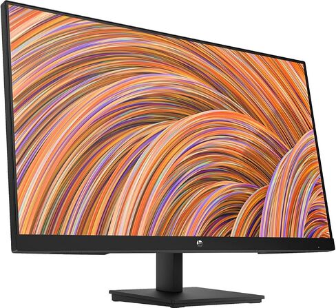 HP 27" FHD IPS (1920x1080) Monitor Bundle with Docztorm Dock, 75 Hz Refresh Rate, 1 HDMI 1.4, 1 Display Port 1.2, 1 VGA, Anti-Glare, Ideal for Office Work, Black (2023 Latest Model) in Saudi Arabia