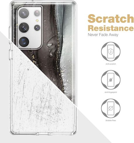 SURITCH for Samsung Galaxy S23 Ultra Case, [Built-in Screen Protector] [Dual-Layer Protection ] Full Protection Shockproof Rugged Bumper Phone Cover for Samsung S23 Ultra 6.8 Inch - Pure Purple in Kuwait
