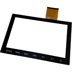 Micarun شاشة تعمل باللمس زجاج محول الأرقام على راديو الملاحة LCD 8 بوصة استبدال مناسب لميتسوبيشي أوتلاندر سبورت 2020 2021 2022 استبدال OE # 8740A103 8740A098 (بدون LCD) in Saudi Arabia