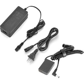 Newmowa LP-E12 Replacement Dummy Battery AC Power Supply Adapter and DC Coupler Charger Kit for Canon EOS Rebel SL1, EOS 100D, PowerShot SX70 HS in Kuwait