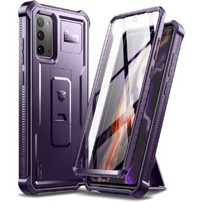 Dexnor for Samsung Galaxy Note 20 5G Case, [Built in Screen Protector and Kickstand] Heavy Duty Military Grade Protection Shockproof Protective Cover for Samsung Galaxy Note 20 Black in Kuwait