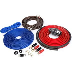KnuKonceptz Kolossus 4 Gauge OFC Amplifier Installation Kit
