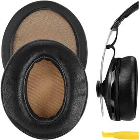 Geekria QuickFit Replacement Ear Pads for Sennheiser Momentum 2.0 Over-Ear Headphones Ear Cushions, Headset Earpads, Ear Cups Cover Repair Parts (Black)