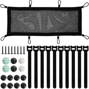 منظم كابلات اسفل المكتب من جونجهاي، شبكة سوداء لإدارة الكابلات المرنة تحت المكتب للمكتب in Kuwait