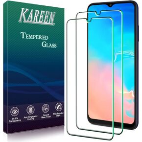KAREEN [2-Pack] Screen Protector for Samsung Galaxy A03S, Galaxy A03, A03 Core Tempered Glass, Anti Scratch, Bubble Free, 9H Hardness, Case Friendly in Kuwait