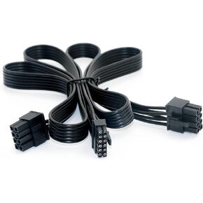 Mini 12-pin Male to Dual 8-pin Male Power Adapter Cable for Graphics Card and Power Supply (1 Piece) in Kuwait