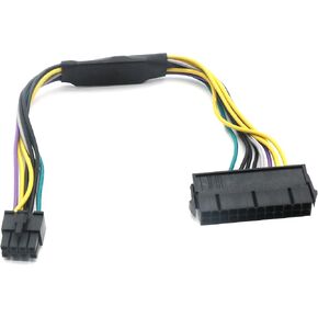 1 Piece 24-pin to 8-pin ATX Power Adapter Cable Compatible with Optiplex 3020 7020 9020 T1700 12inch in Kuwait