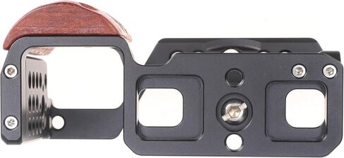 Hersmay ZVE10 Camera Cage with Wooden Side Handle Cage Rig Accessories for Sony ZV-E10 DSLR Camera in Saudi Arabia