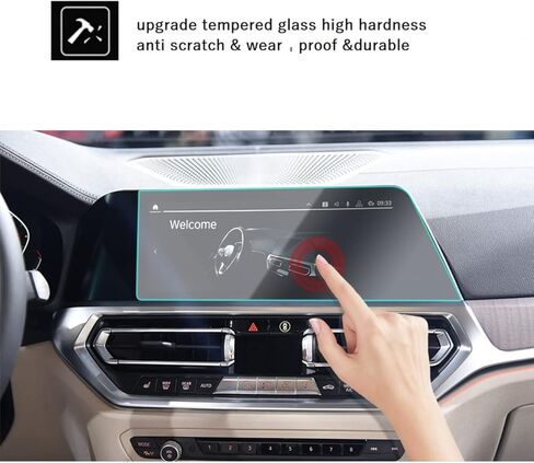 شاشة حماية متوافقة مع 2021 2022 بي ام دبليو 3 سيريز 10.25 انش، شاشة لمس HD شفافة مضادة للخدش، بي ام دبليو 330i 330e M340i M3 in Kuwait