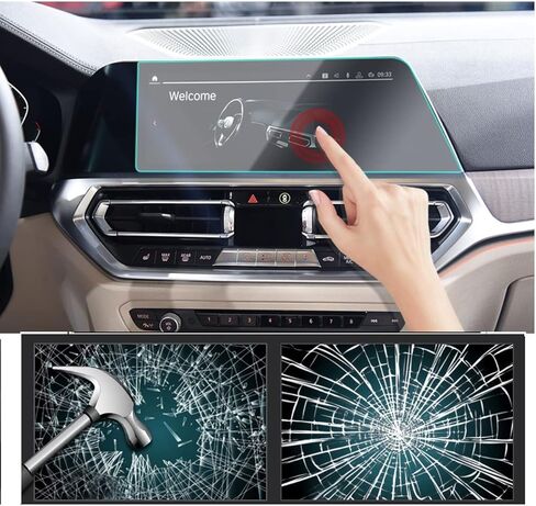 شاشة حماية متوافقة مع 2021 2022 بي ام دبليو 3 سيريز 10.25 انش، شاشة لمس HD شفافة مضادة للخدش، بي ام دبليو 330i 330e M340i M3 in Kuwait