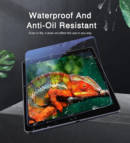 واقي شاشة KUAELEN لجهاز iPad 9th 8th 7th Generation، مضاد للضوء الأزرق 10.2 بوصة، طبقة من الزجاج المقوى، قلم Apple / مقاوم للخدش [عبوة واحدة] in Kuwait