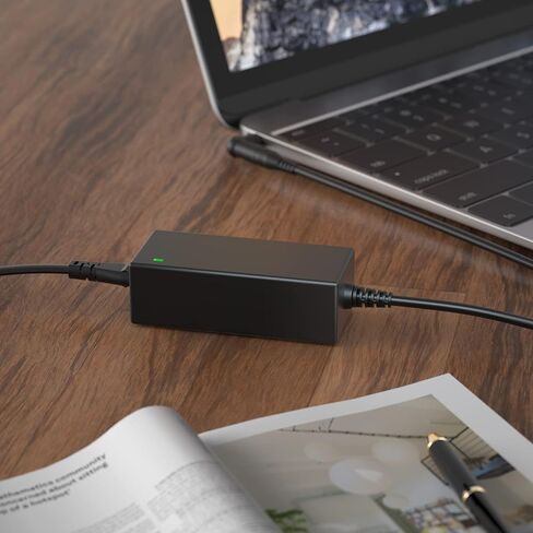 محول الكمبيوتر المحمول العالمي POWSEED شاحن إمداد الطاقة بقدرة 45 وات لأجهزة Dell HP Samsung Asus Acer Sony Toshiba FUJITSU Delta NEC Liteon والمزيد من أجهزة الكمبيوتر المحمولة chromebook Ultrabook Notebook Computer in Kuwait